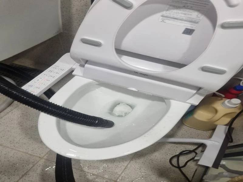 다산 변기막힘 작업사례 4