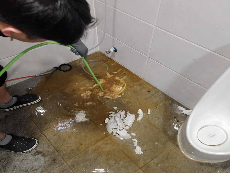다산 변기역류 작업사례 18